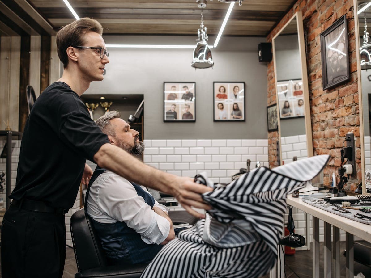 Luxury Barber Booking Website featured build preview