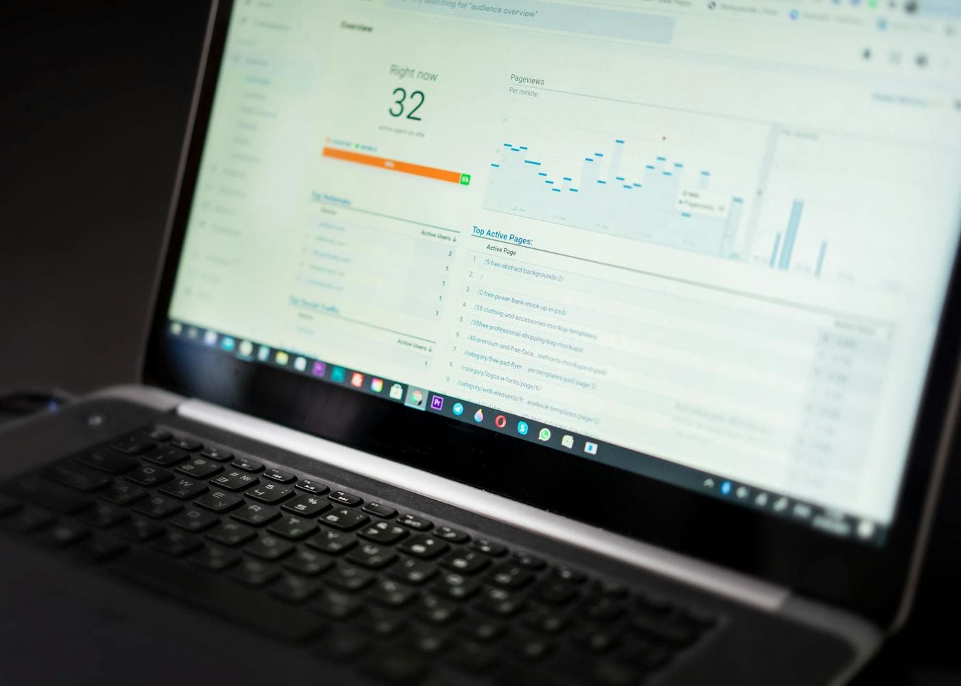 Business Analytics Dashboard concept demo preview